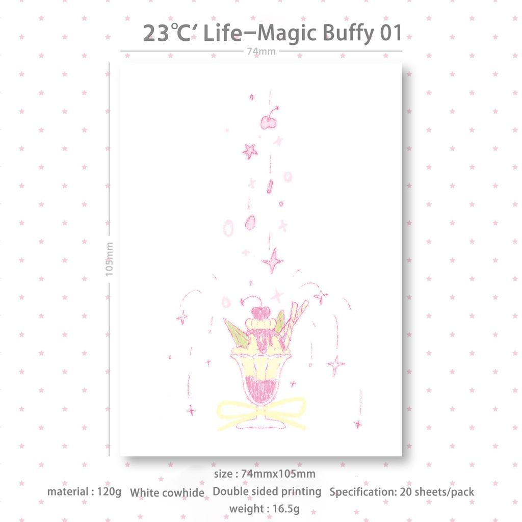 AGUGU23℃ Salt-Based M5 Sticky Paper, Non-Stick Korean- Planner, Diyins- M5 Planner Inner Page Message Sticky