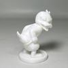 3D Printed Duck Statue Funny Desk Ornament Mini Yellow & White Cute Figurine for Office Desk Decor Gift for Coworkers Desktop Accessories