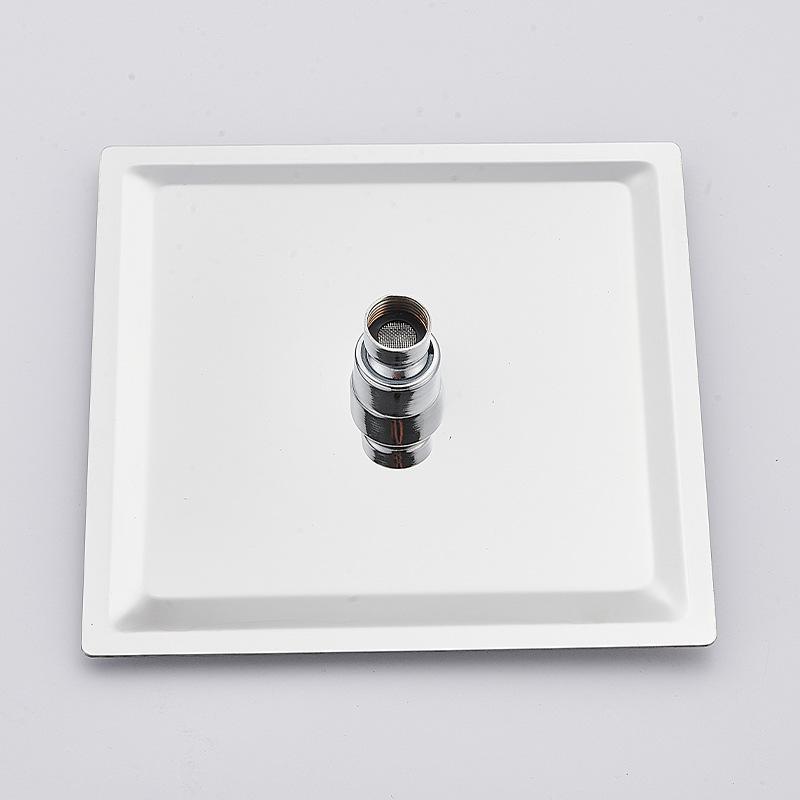 Stainless Steel Top Spray Shower Rod Electroplated Thickened Pressure-enhanced Shower Head Sprayer Shower Accessories