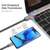Nylon Data Cable Fast Charger USB A to Type C Charging Cable For Huawei Samsung Android phone TypeC Charging Device 1M 2M 3M