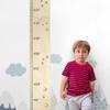 Nordic Wooden Kids Height Growth Chart Ruler Baby Children Height Gauge Room Decoration Wall Meter Measurement Stickers