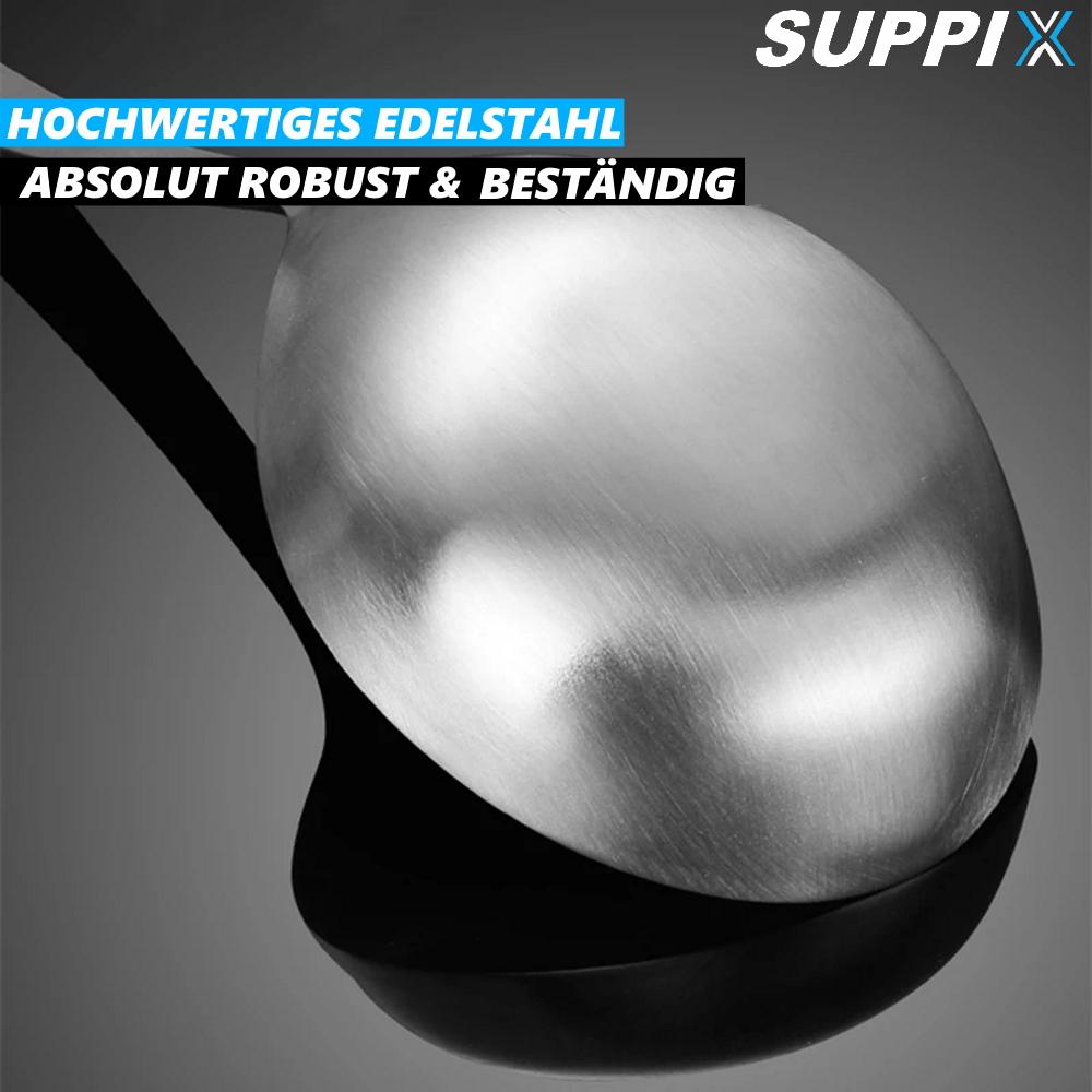 SUPPIX Skopa Rostfritt Stål Sked Soppsked Soppslev Såssked
