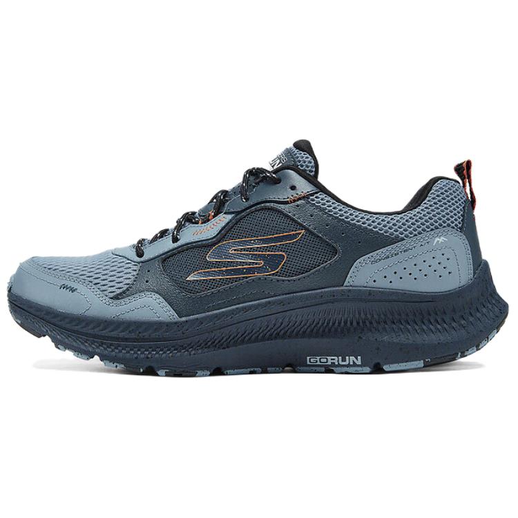 Skechers Go Run Consistent 2.0 Men Dark Gray Blue Low Top Running Shoes 220875-SLT 41