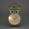 Cartoon Ringing Alarm Clock Small Alarm Clock Head Luminous Student Using Children's Silent Clock Bedroom Pig Clock Mini