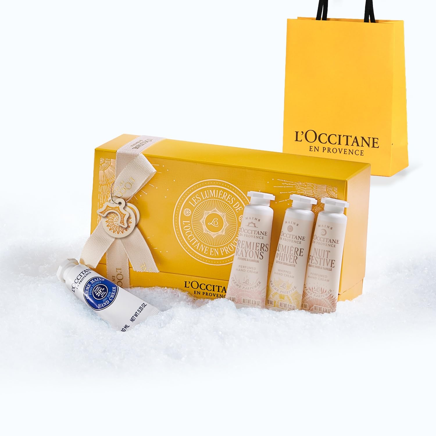 LOCCITANE Hand Cream GIFT YOU Mini Size Set 4 Birthday Present Women Men Popular Holiday Coffret Shopper Bag