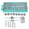 20pcs Metric Thread Tap Die Set Alloy Portable High Hardness Tap Die Hand Tools Set