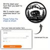 Mountain Campers Metal Wall Art Modern Hanging Decor