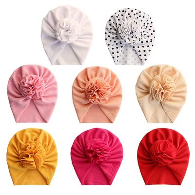Güzel Çiçek Bebek Şapka Yumuşak Bebek Kız Şapka Türban Bahar Bebek Yürümeye Başlayan Yenidoğan Bebek Kap Kaput Headwraps Çocuk Şapka Kasketleri