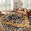 Persian Retro Large Carpets for Living Room Decoration Home Rug Boho Non-slip Bedroom Lounge Rugs Customize Coffee Tables Mat