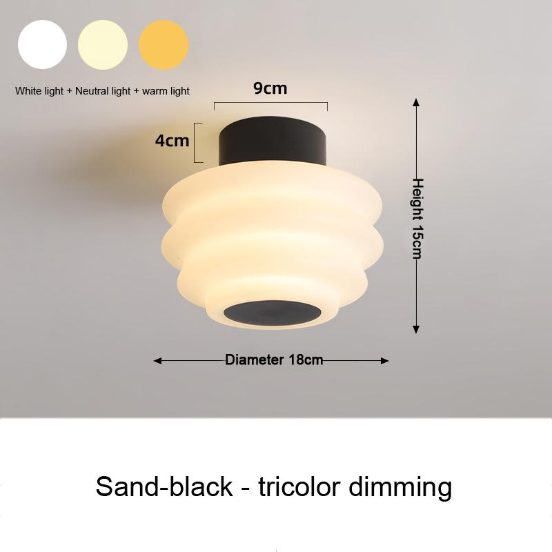 

Простой современный потолочный светильник для коридора, новый стиль, крыльцо, зал, балкон, гардероб, лестница, коридор, лампа 12W