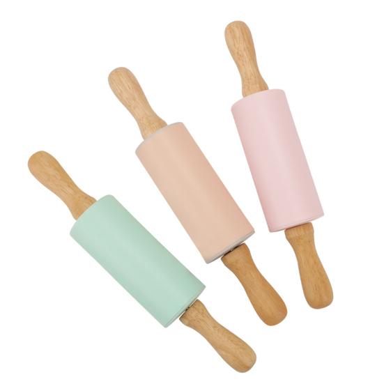 Useful Ergonomics Handle Easy Clean Food-grade Noodle Biscuit Rolling Pin for Home Kneading Stick