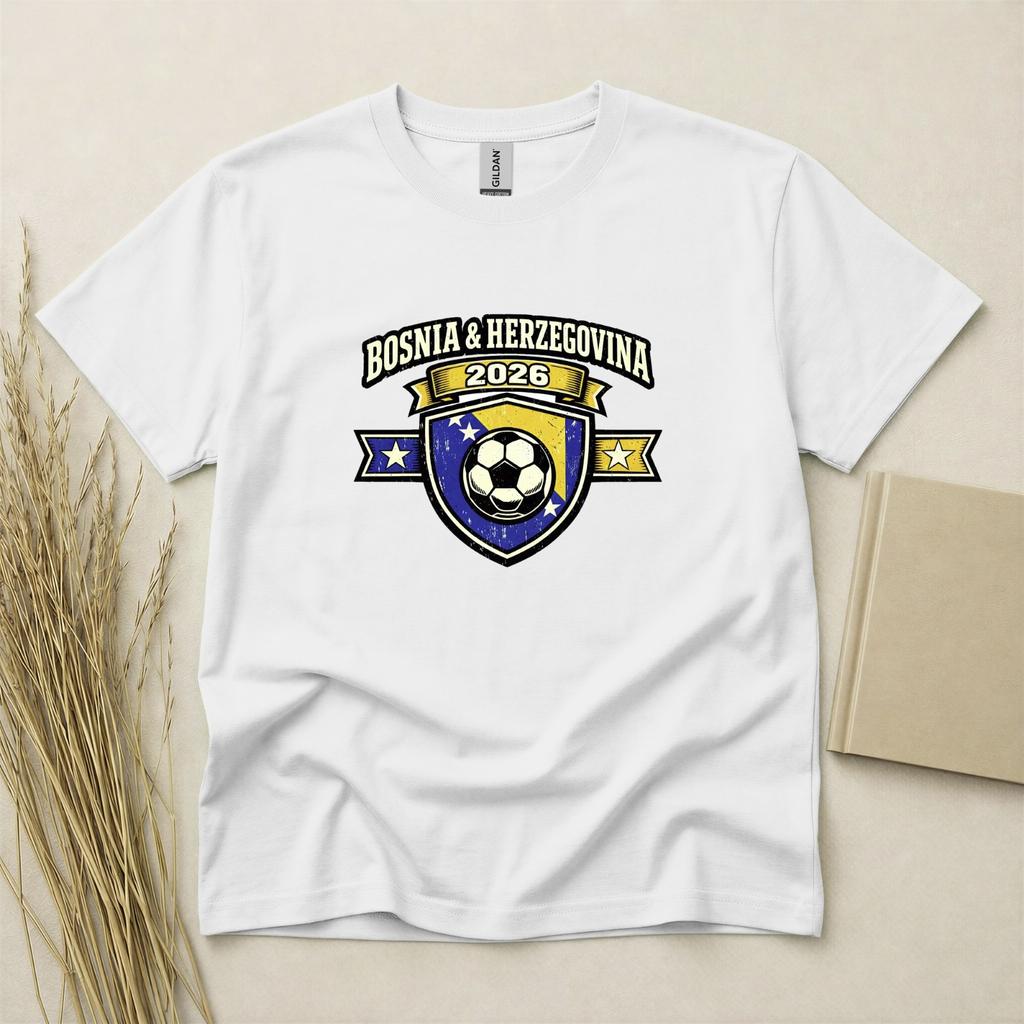 Bosnia Herzegovina 2026 Football Fan T Shirt Soccer Gildan Family Support Top