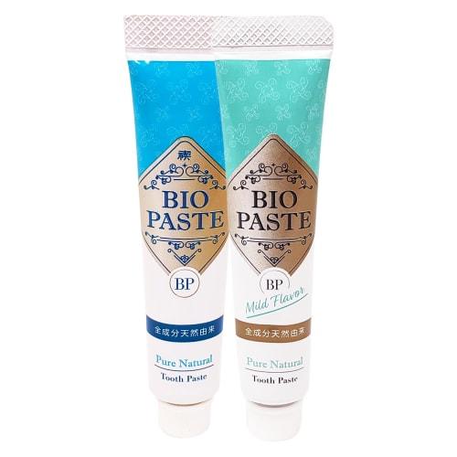 

Biopaste 17g Mini Toothpaste (Set of 2) - Fluoride-Free, Additive-Free, Organic, Breath-Relieving, Non-Abrasive, All-Natural Toothpaste Gel