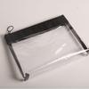 PVC Transparent Crossbody Bag – Large Capacity Outdoor Travel Shoulder Bag, Makeup Organizer with PU Patchwork.