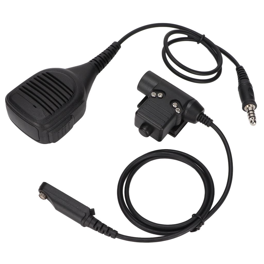 Hand Microphone U94 PTT 7.1mm Hand Microphone with U94 PTT for Baofeng UV9R UV9R PLUS UVXR BF9700