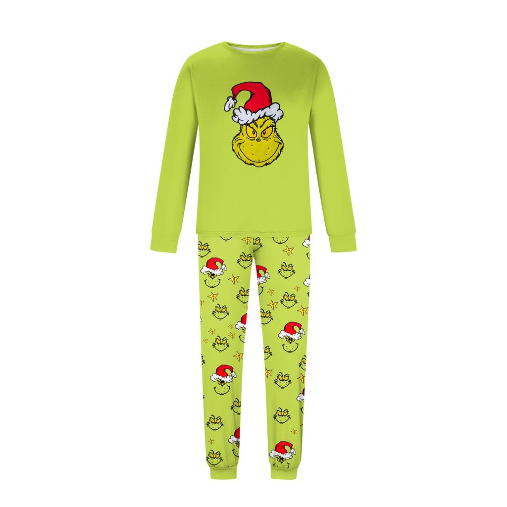 Trykk Søtt Familiesett Pyjamas, Hjemmeklær, Familiesett Langermet Topp Buksesett