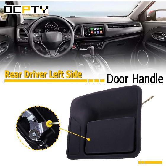 OCPTY Türgriff Außen Hinten Fahrerseite Links Ersatz für 1999-2015 für F-250 für F-350 für F-450 für F-550 Außentürgriff Schwarz