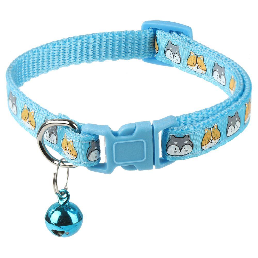 Cute Neck Strap With Bell Breakaway Cat Collar Quick Release Kitten Safety