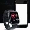 Y68 Smartwatch Heart Rate Monitor Fitness Activity Tracker Smartwatch for Sleep Monitoring Remote Photo Taking Black