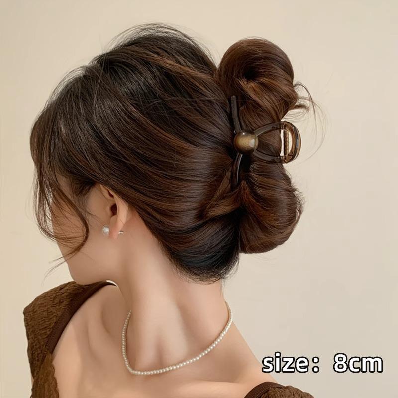2025 Elegant Large Hair Clip for Women - Chic Shark Design for Thick Hair