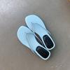 Fashion Fashion Round Toe Ladies Wedges Slippers Shoes Footwear Low Heel Women Slippers Wedges Shoes Female Slides Sandals Flip flops