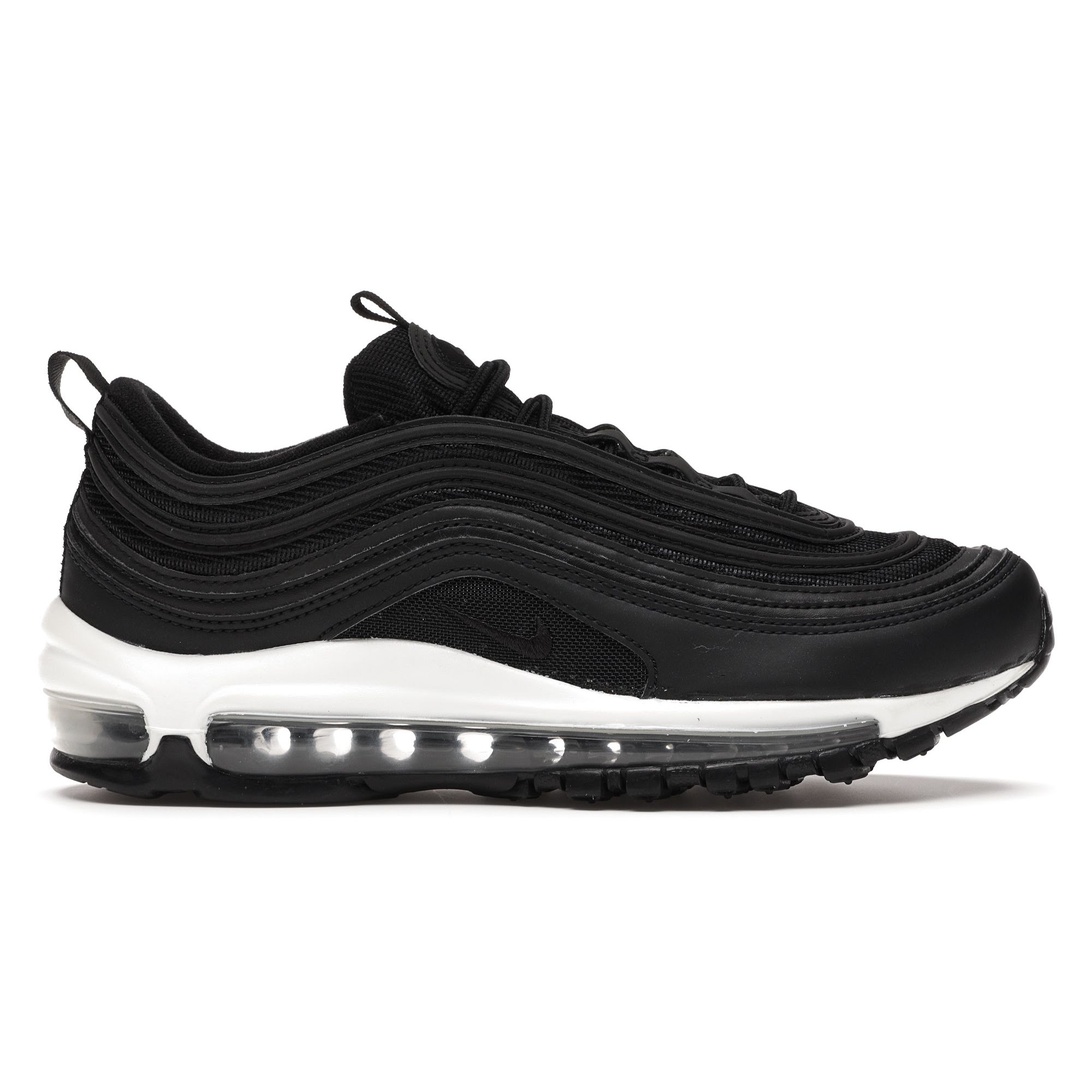 

Женские кроссовки Nike Air Max 97 Black White Черно-черные 921733-006