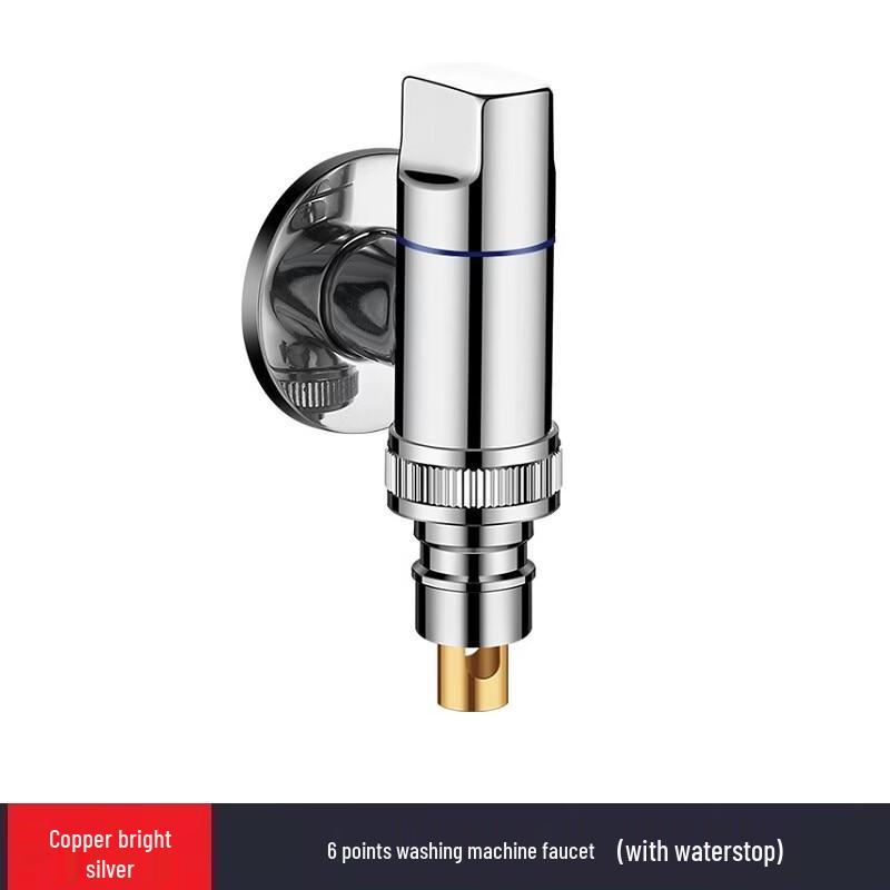 TLXT Stainless Steel Automatic Stop Faucet, Single Outlet