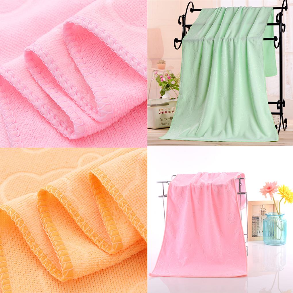 140*70cm Microfiber Towel Bath Beach Camping Swimming Drying Washcloth Shower