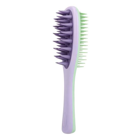Double-sided Shampoo Brush Long Handle Scalp Massager Comb Men Women 2-in-1 Hair Scrubber Fine Wide Teeth Detangling Brush