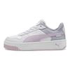 Puma Carina Strada Casual Versatile Resistente agli Urti Scarpe da Ginnastica Basse Sneakers da Donna Bianco Viola 389390-23