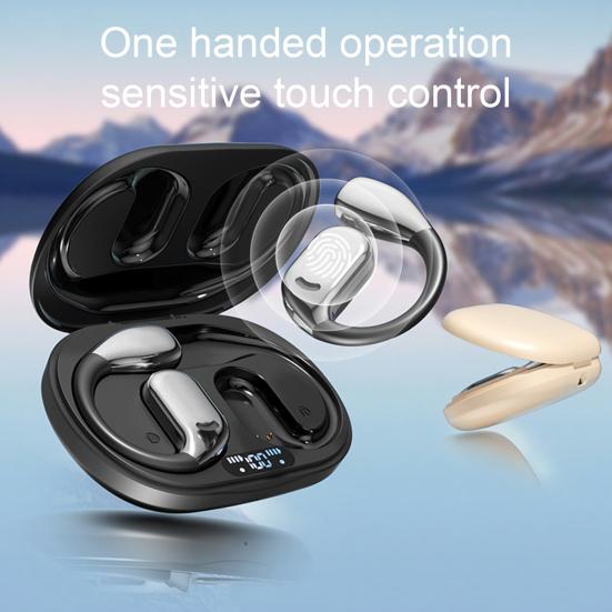 1 Pair Translation Earbuds with Charging Case Stereo Sound Noise-Canceling 144 Languages Real Time Translation Earphones
