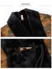 Chinese Style Faux Mink Velvet Winter Coat for Middle-Aged & Elderly Women