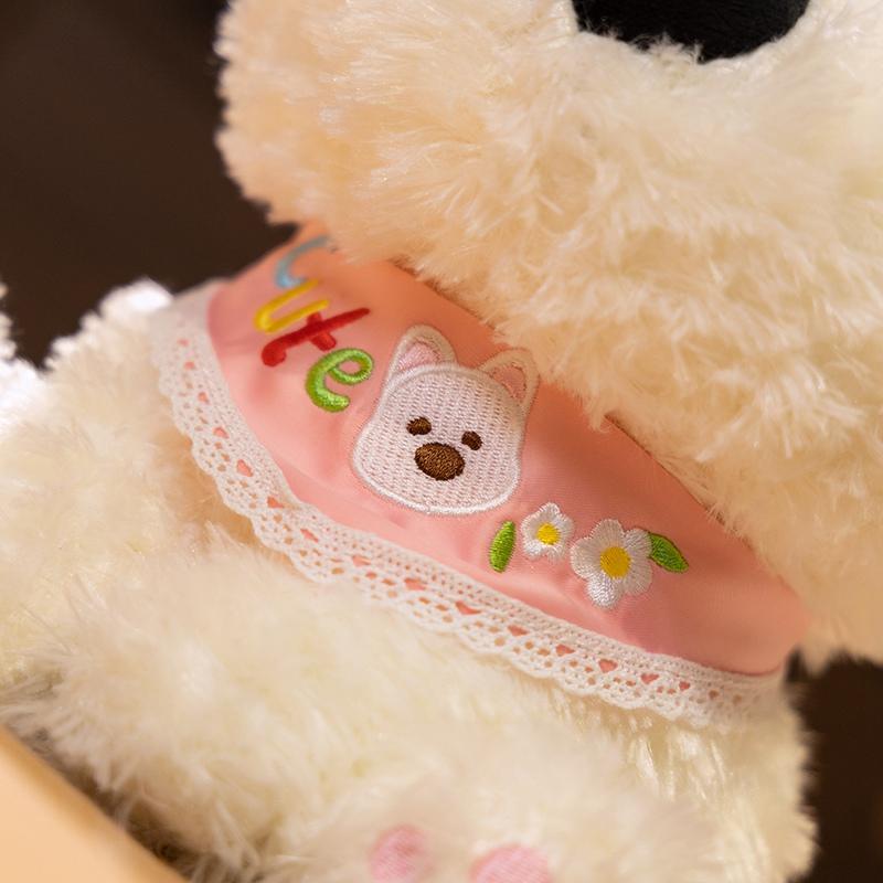 30/40cm Lovely White Dog Plush Toy Stuffed Animal West Highland White Terrier Plushies Cute Puppy Doll Gifts