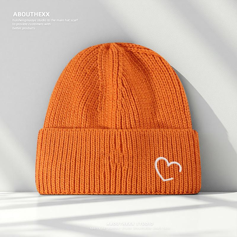 Japanese Original Large Head Circumference Wool Hat for Women Autumn and Winter Warm Pullover Cold Hat Men's Ear Protection Knitted Hat