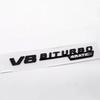 Glossy Black A Class A35 A45 V8 BITURBO TURBO 4MATIC+ Fender Trunk Tailgate Emblem Rear Badge for  W176 W177