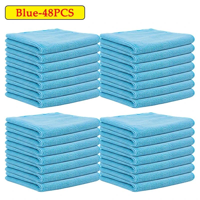 Microfiber Towels Car Wash Drying Polishing Cloth Household Cleaning Kit Detailing Streak Free Lintless Home Cleaning