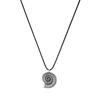 Retro Style Necklace Threaded Pendant Necklace Conch Pendant Choker Trendy Jewelry Alloy Material Perfect for Men Wear