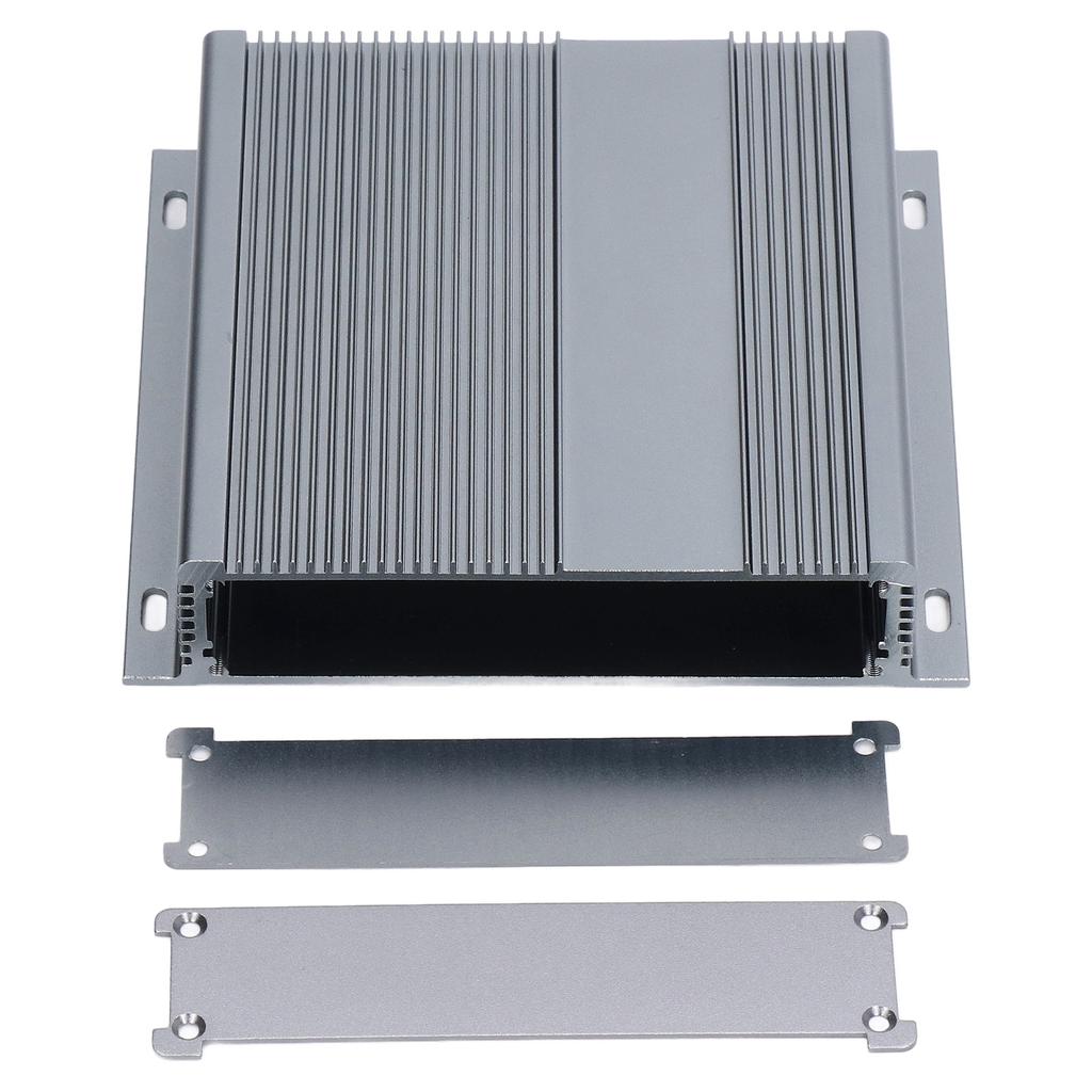 Aluminum Alloy Electric Box Project Junction Case Integrated Enclosure 31x143x130mm Matte Grey