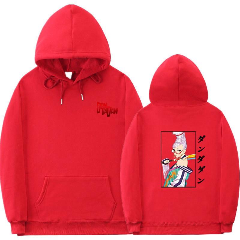 Anime-Inspired Oversized Hoodie With Ribbed Hem Unisex Sweatshirt Fall Casual Wear