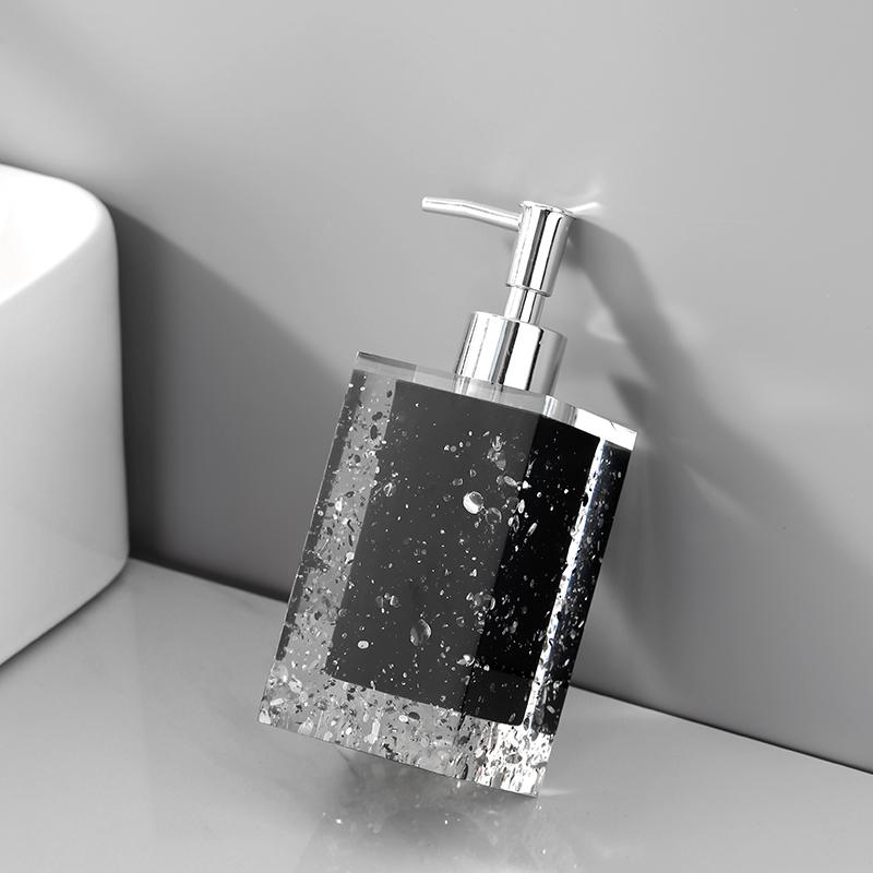 Modern Glass Emulsion Bottle Color Soap Liquid Container Household Makeup Remover Shampoo Collection Bottle Bathroom Accessories