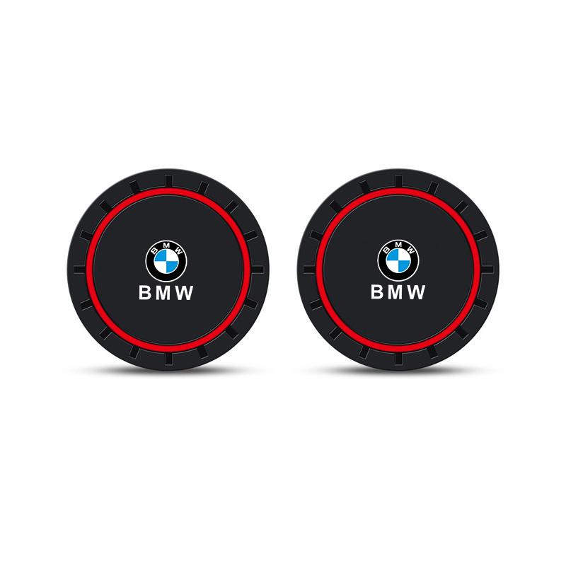FA72pcs Car Coaster Water Cup Non-Slip Pad Silicone Mat For BMW 50th Anniversary 1 3 5 7 Series M F01 F20 F10 E46 E53 E60 E93 X1 X3