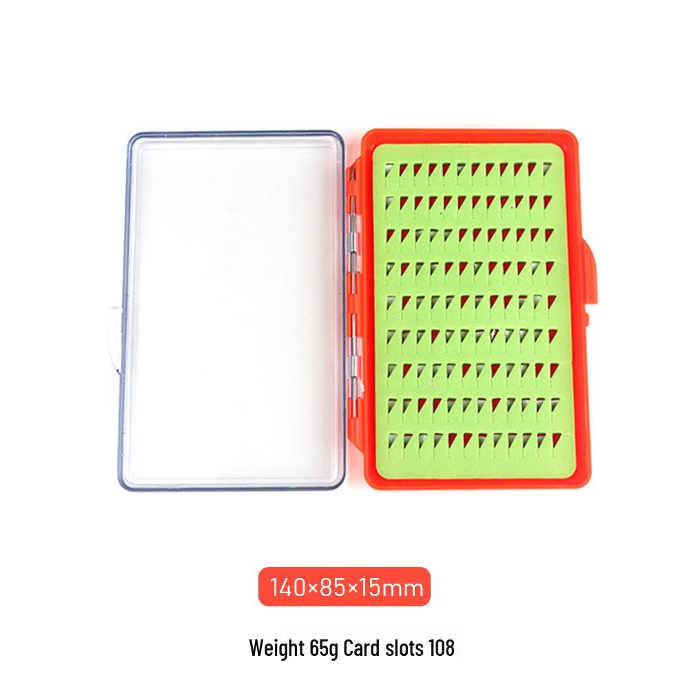Portable Transparent Fly Fishing Lure Storage Box - Large Capacity Accessory Holder