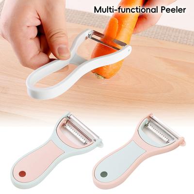 2'si 1 Arada Soyucu ve Rende Yer Tasarrufu Sağlayan Sebze Soyucu Seti Vegan Yemek Hazırlığı için Çok Amaçlı Katlanabilir Mutfak Aleti Paslanmaz Çelik Bıçaklarla