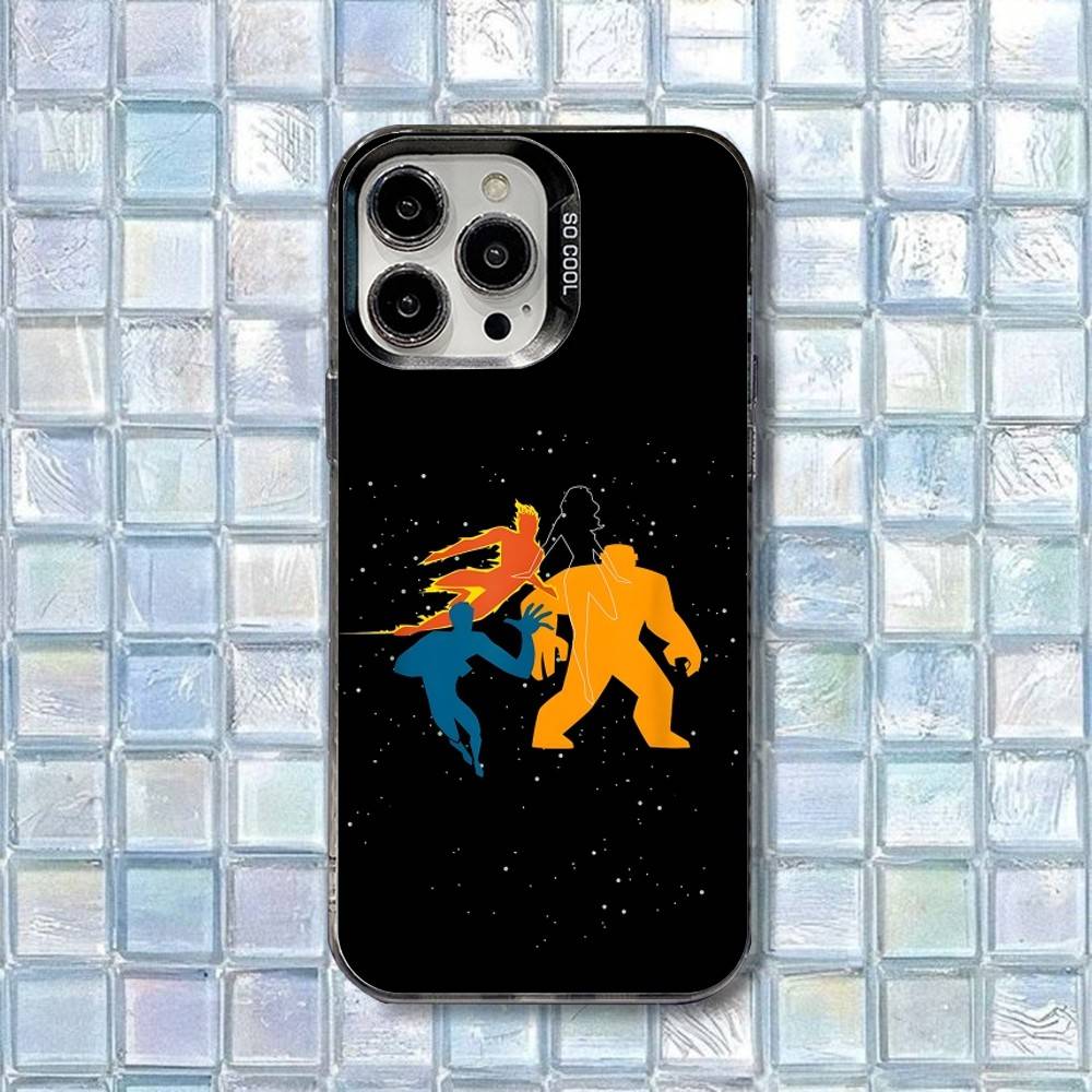 

F-FANTASTIC-FOUR-4 Phone Case For iPhone 16,15,14,13,12,11,8,7,Pro,Max,Plus,Mini,XS,SE Shockproof Matte Cover iPhone13PROMAX