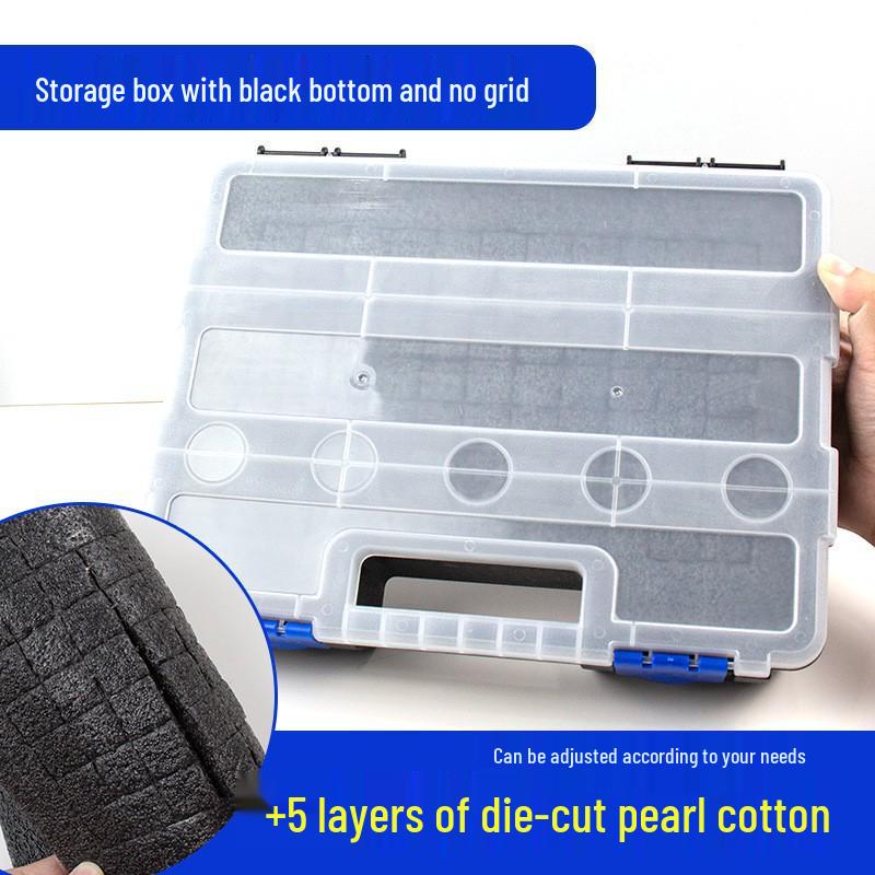 Multi-Grid Detachable Plastic Storage Box for Hardware and Watch Accessories