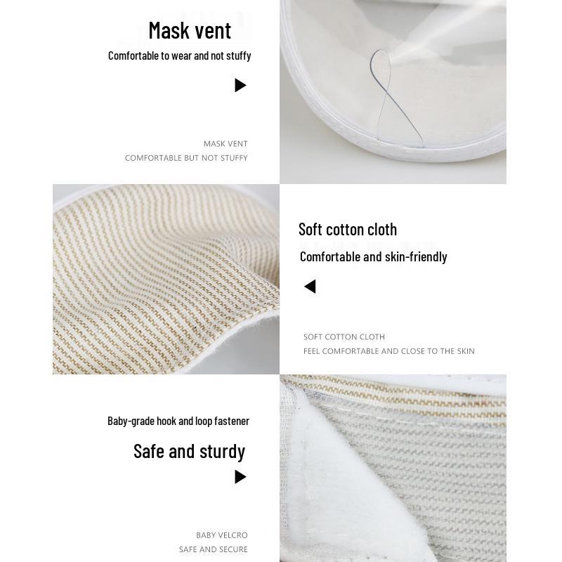 Transparent Cat Eye Mask: Breathable, Anti-Lick, Anti-Bite, and Cleaning Mask for Pets