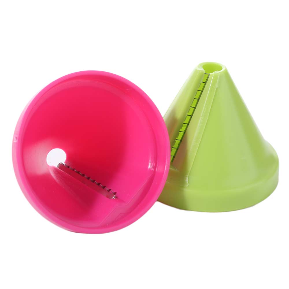 Conical Spiral Shredder Plastic Vegetable Slicer Household Rotary Shredder  Salad