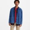Levis SS23 Water-Washed Single-Breasted Denim Cotton Jacket Men jackets Blue A4880-0000