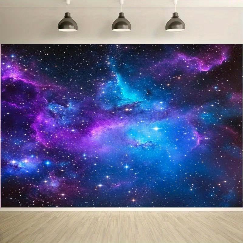 1 cosmic galactic tapestry polyester outer space starry background suitable for weddings birthdays bachelorette parties 100x150cm
