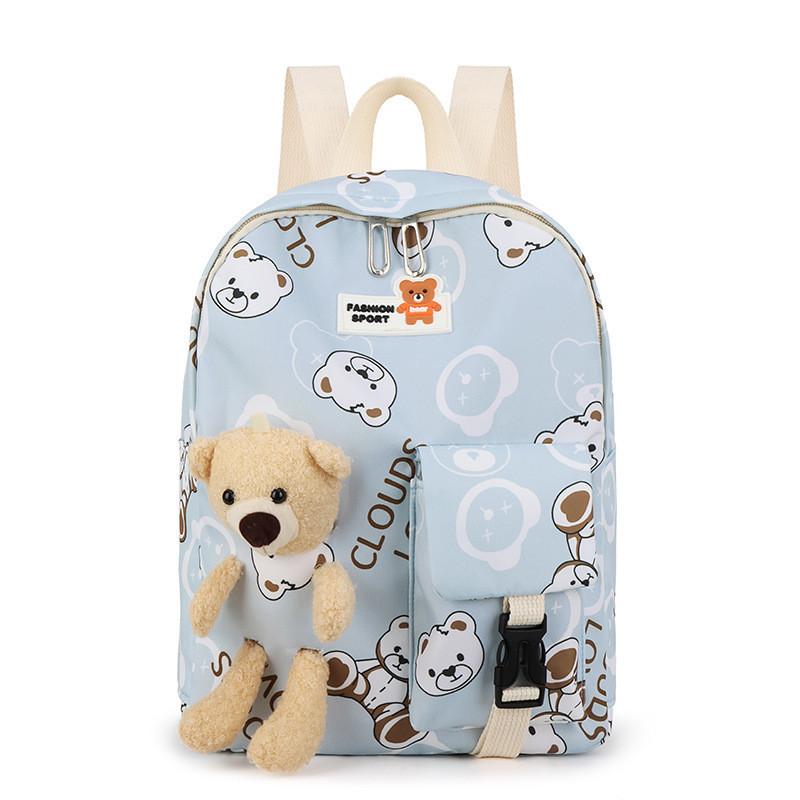 Adorable Cartoon Toddler Backpack For Boys And Girls Cute Printed Bear Design